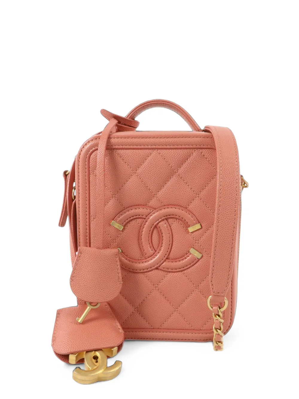 CHANEL Pre-Owned CC turn-lock shoulder bag - Rosa