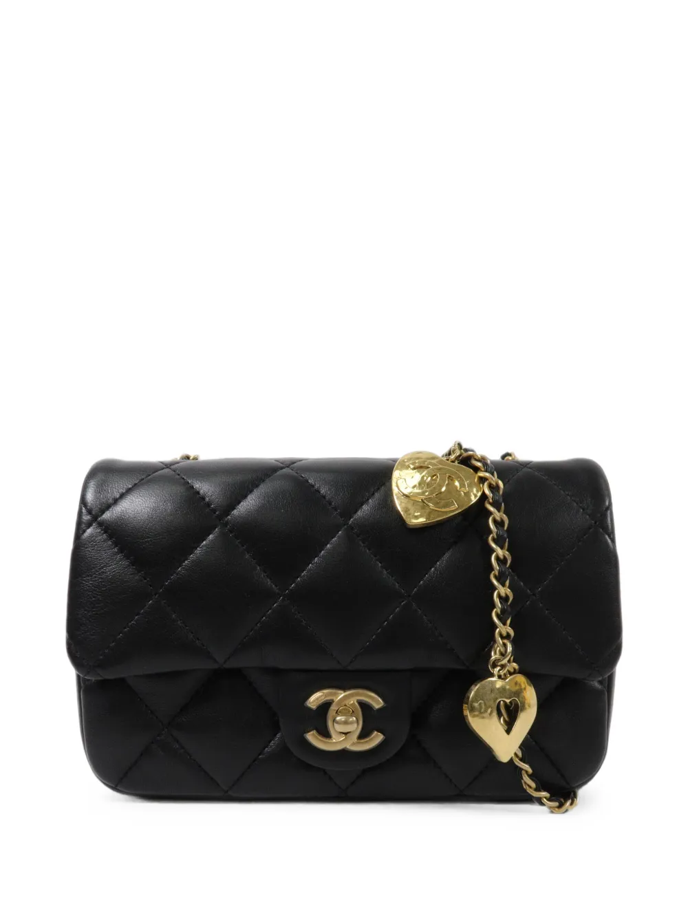 CHANEL Pre-Owned CoCo Heart Flap shoulder bag - Nero