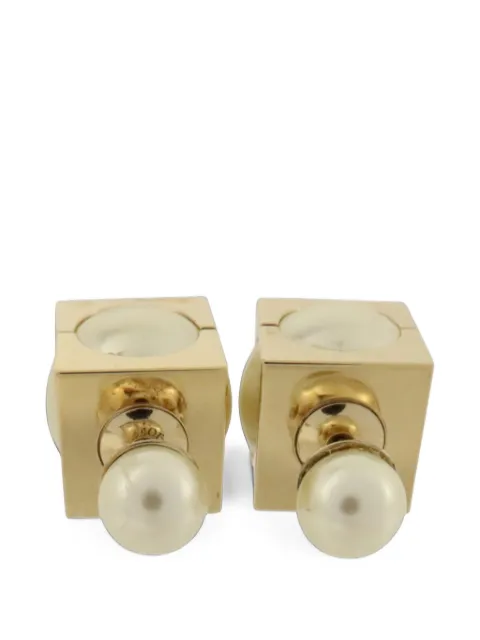 Christian Dior Pre-Owned CD-logo earrings