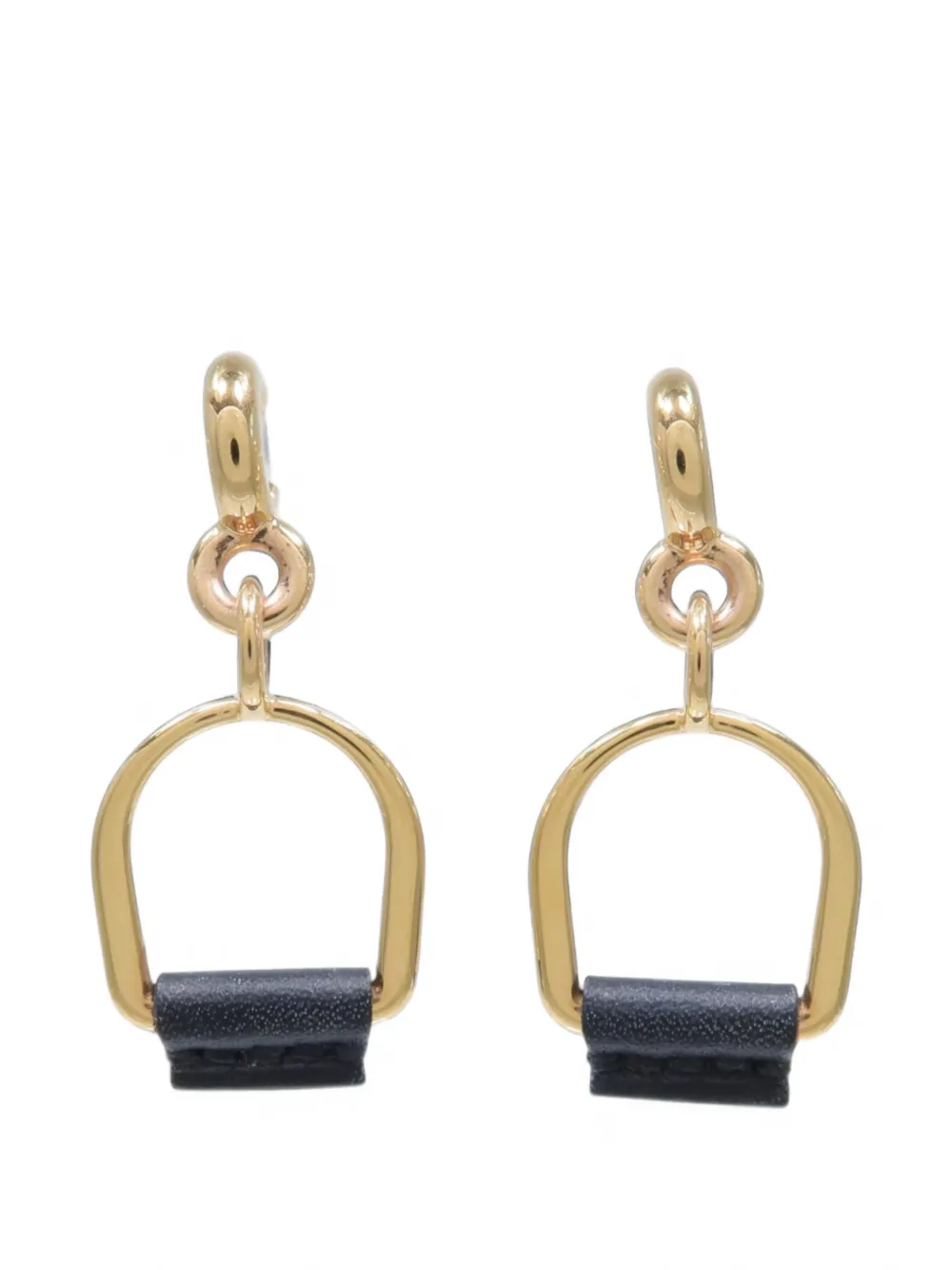 Hermès Pre-Owned Heritage Equestre Etrier earrings - Oro