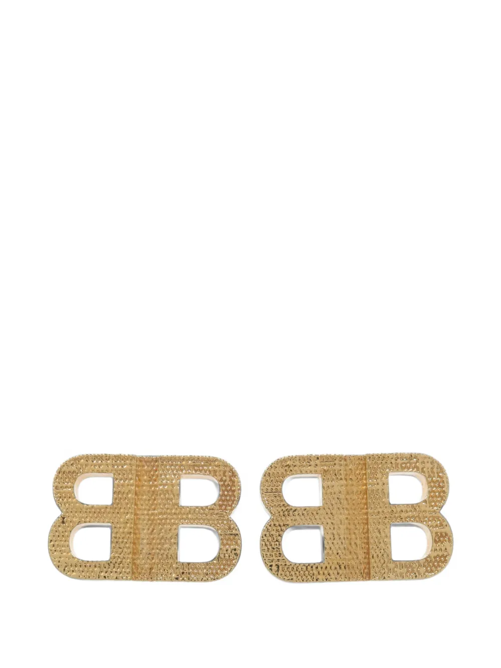 Balenciaga Pre-Owned BB logo earrings - Oro