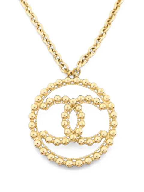 CHANEL Pre-Owned CC pendant necklace