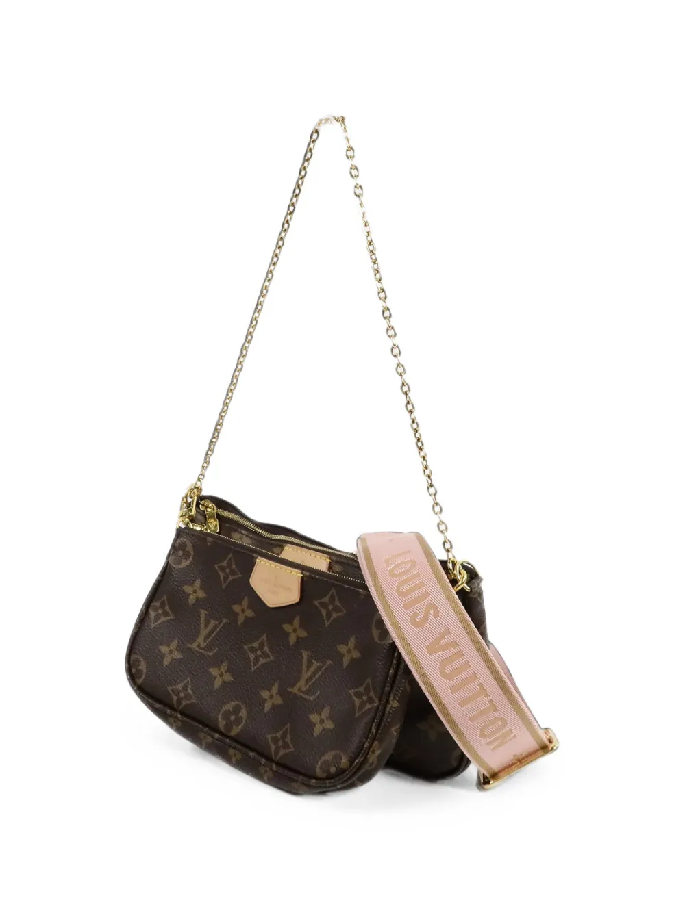 Louis Vuitton Pre-Owned Multi Pochette Accessoires Monogram schoudertas Bruin