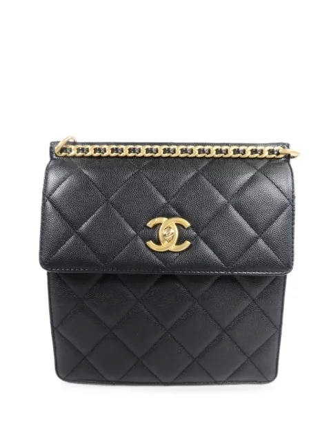CHANEL Pre-Owned quilted CC turn-lock backpack