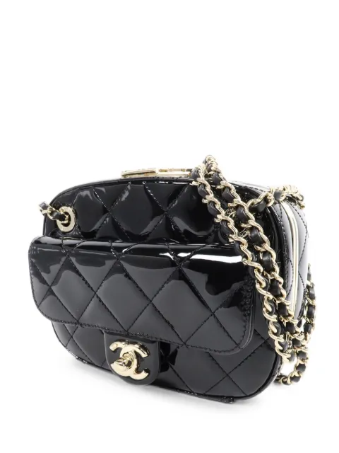 CHANEL Pre-Owned mini quilted CC turn-lock shoulder bag