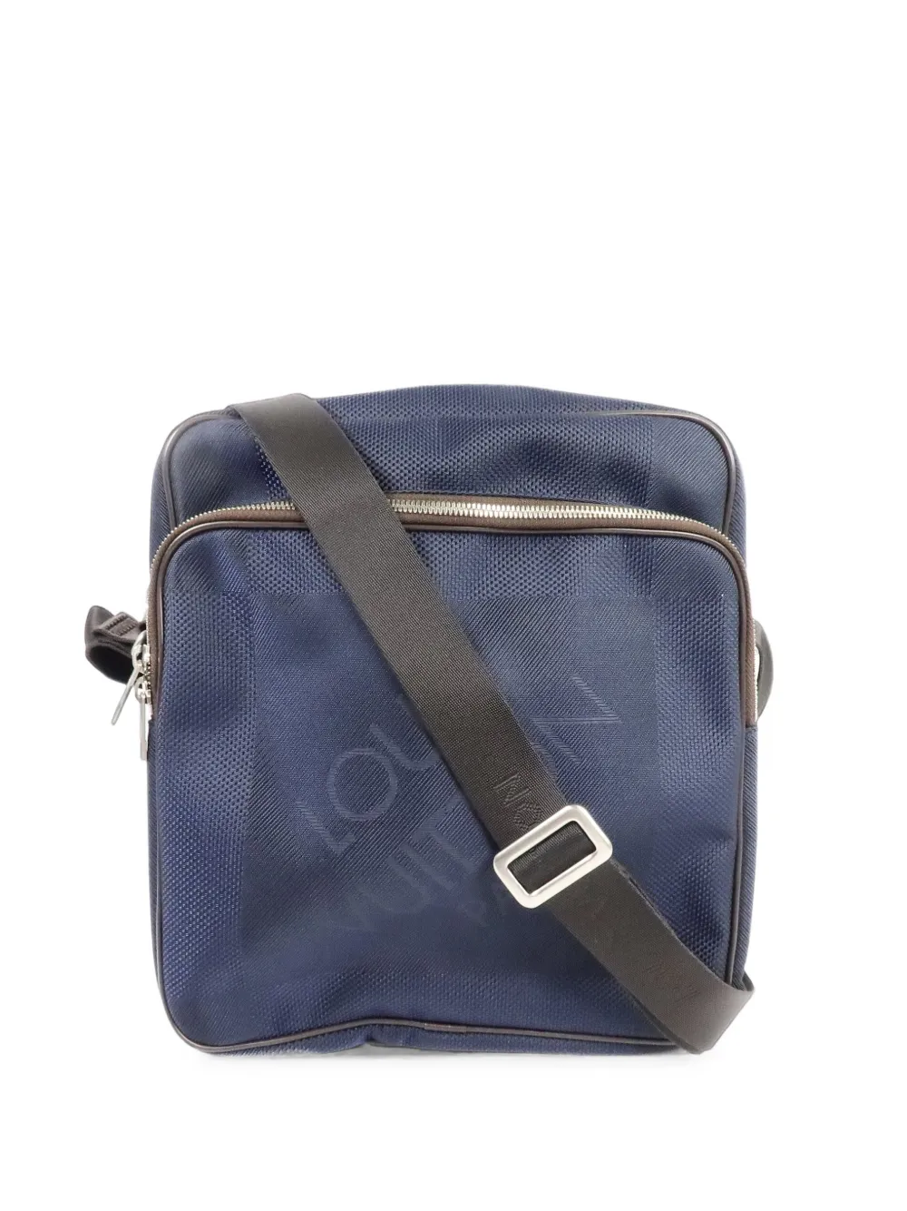 Louis Vuitton Pre-Owned logo-detail shoulder bag - Blu