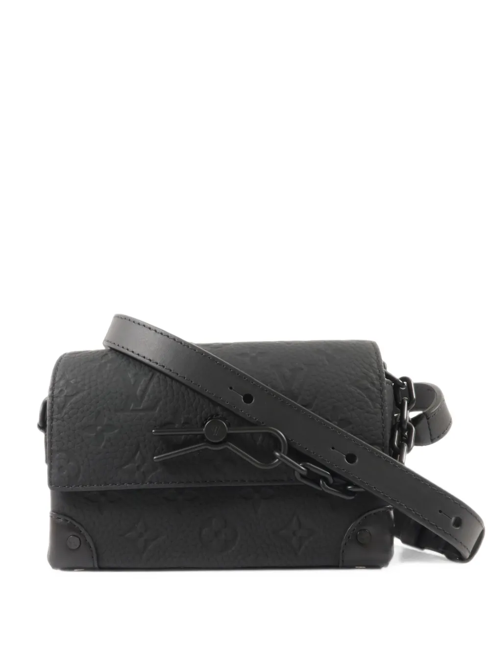 Louis Vuitton Pre-Owned Steamer Monogram Taurillon shoulder bag - Nero
