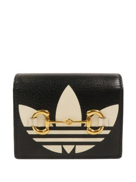 Gucci Pre-Owned x Adidas Horsebit logo-print wallet
