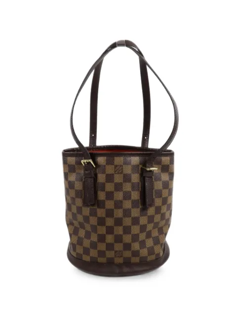 Louis Vuitton Pre-Owned Marais Damier Ebene bucket bag