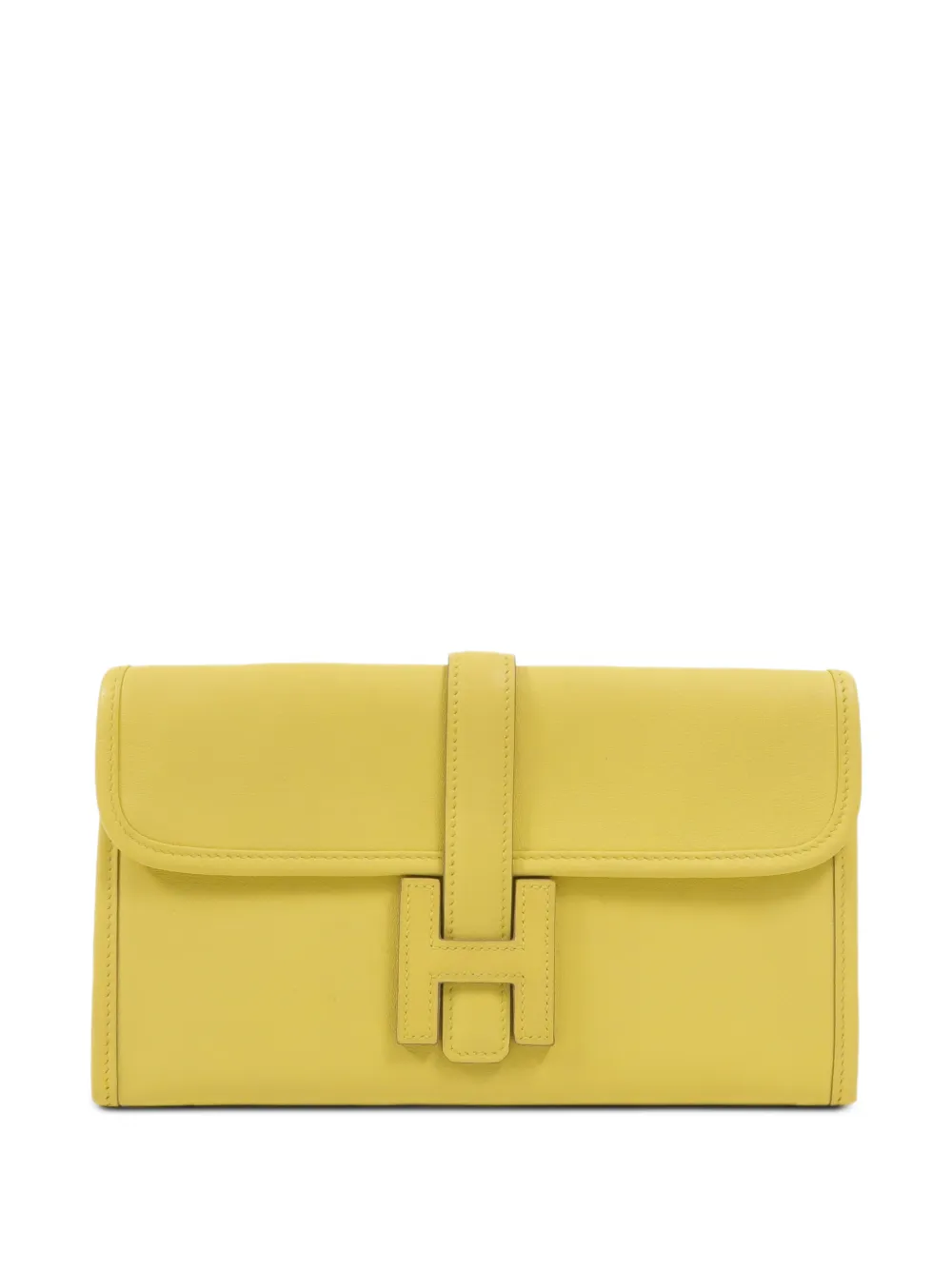 Hermès Pre-Owned 2015 Jige Duo clutch bag - Giallo