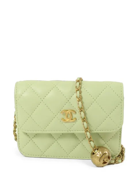CHANEL Pre-Owned mini CC diamond-quilted shoulder bag