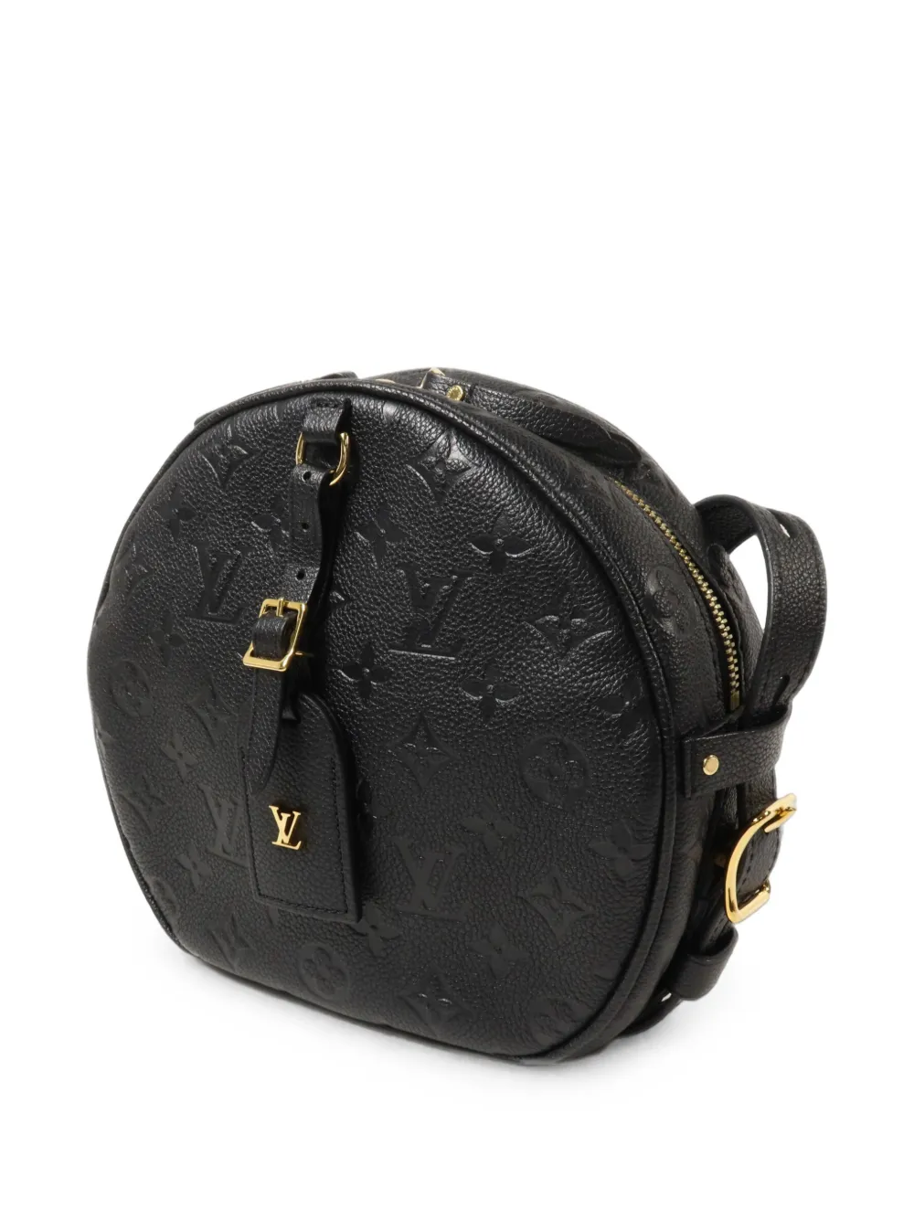 Louis Vuitton Pre-Owned MM Monogram Empreinte Boite Chapeau Souple handtas Zwart