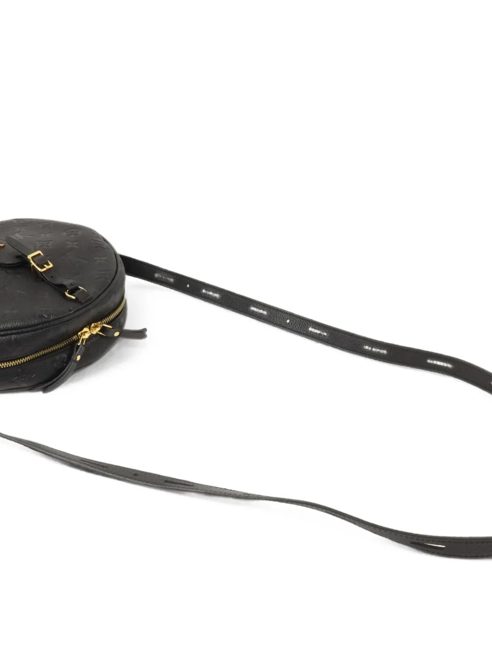 Louis Vuitton Pre-Owned MM Monogram Empreinte Boite Chapeau Souple handtas Zwart