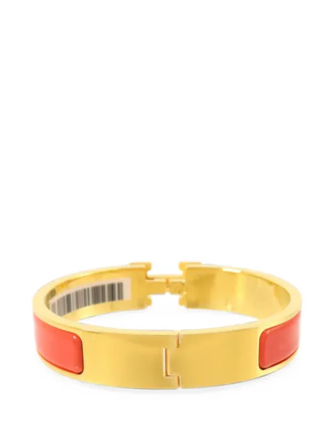 Hermès Pre-Owned Clic-H enamel bracelet