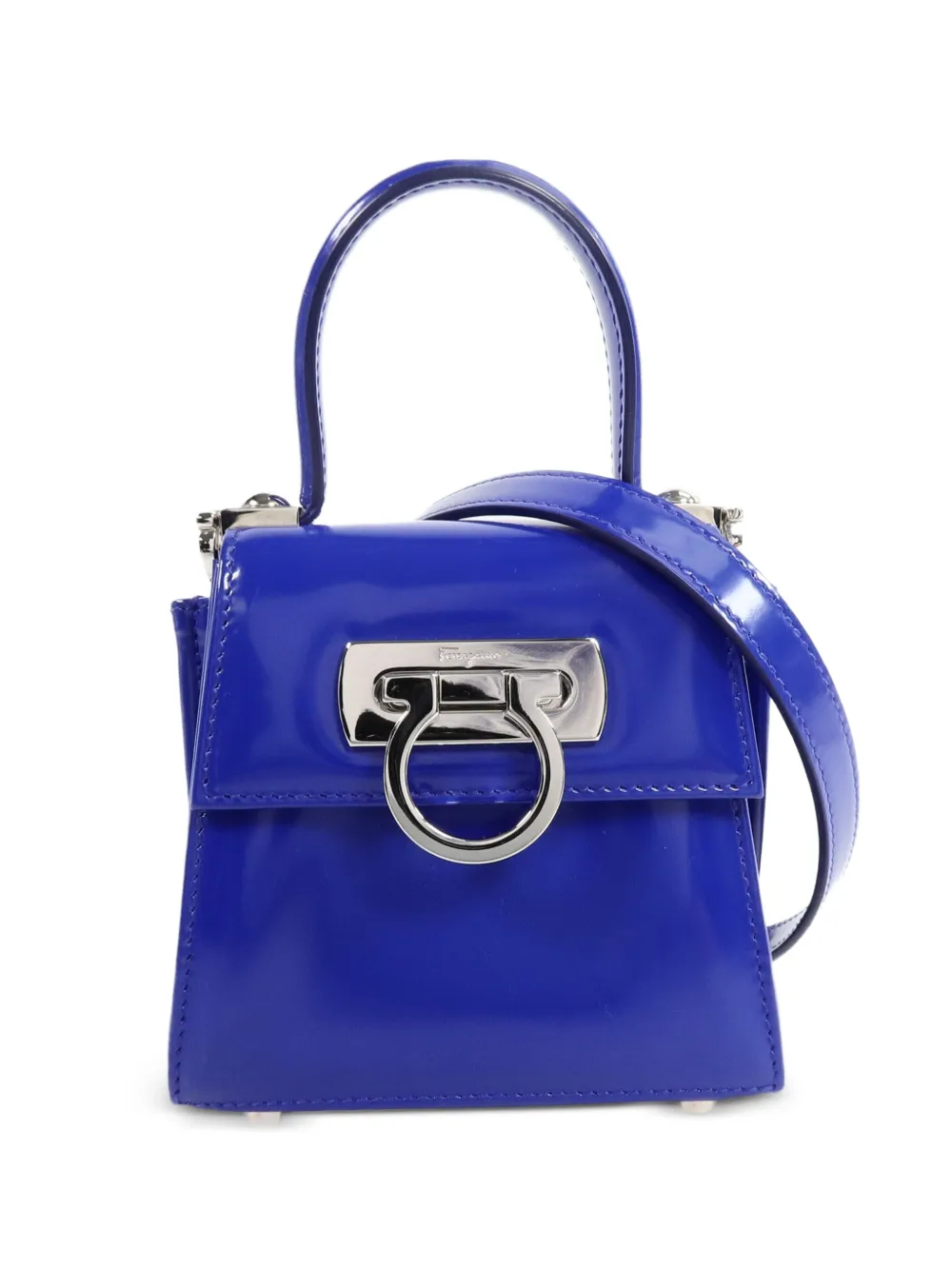 Ferragamo Pre-Owned Gancini two-way mini bag - Blu