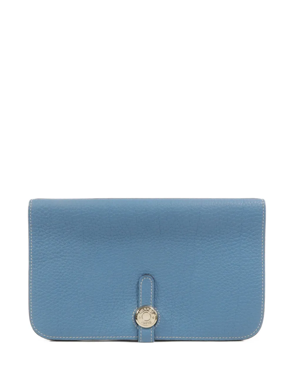 Hermès Pre-Owned Dogon GM long wallet - Blu