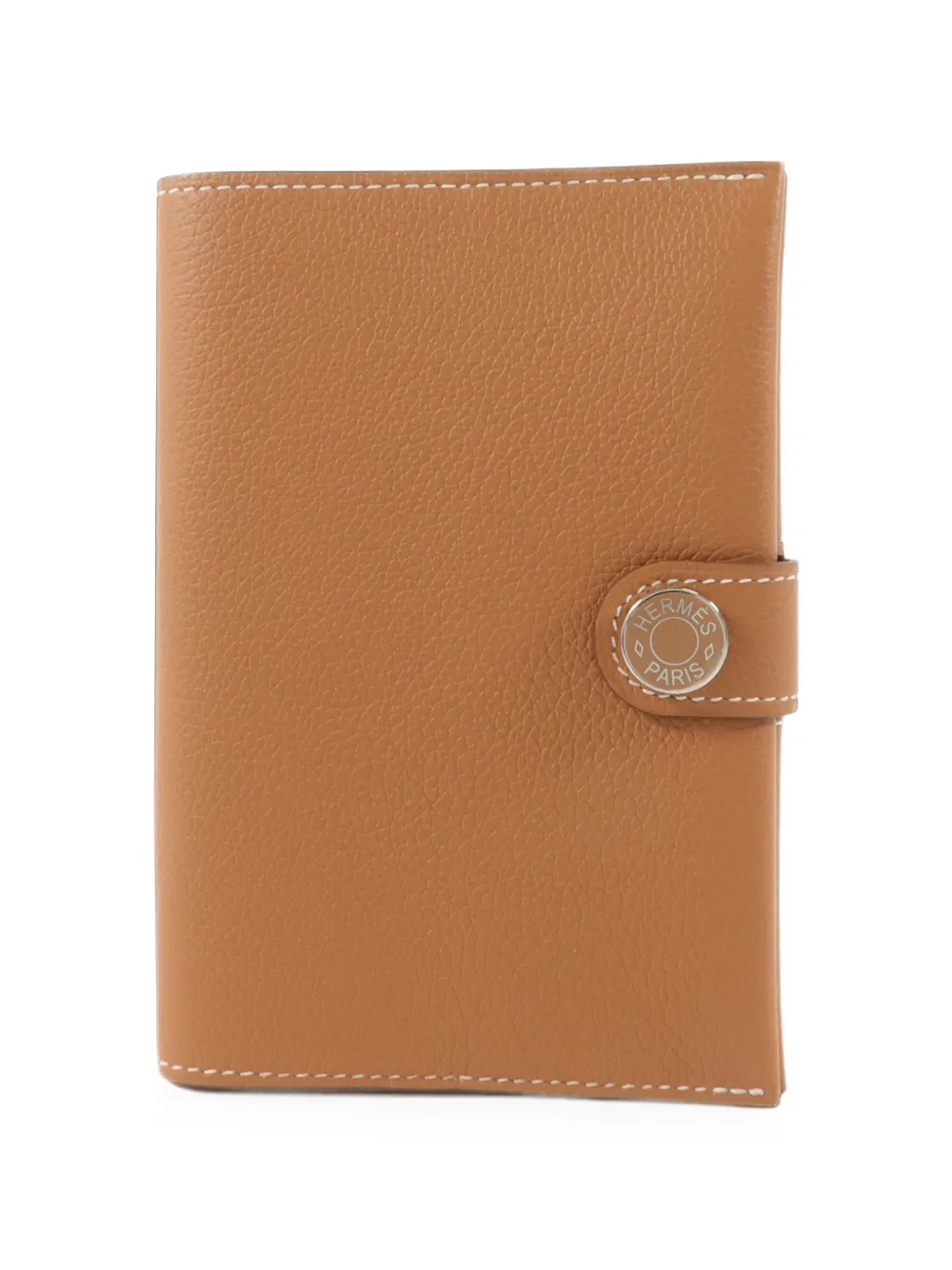 Hermès Pre-Owned Evercolor leather passport holder - Marrone
