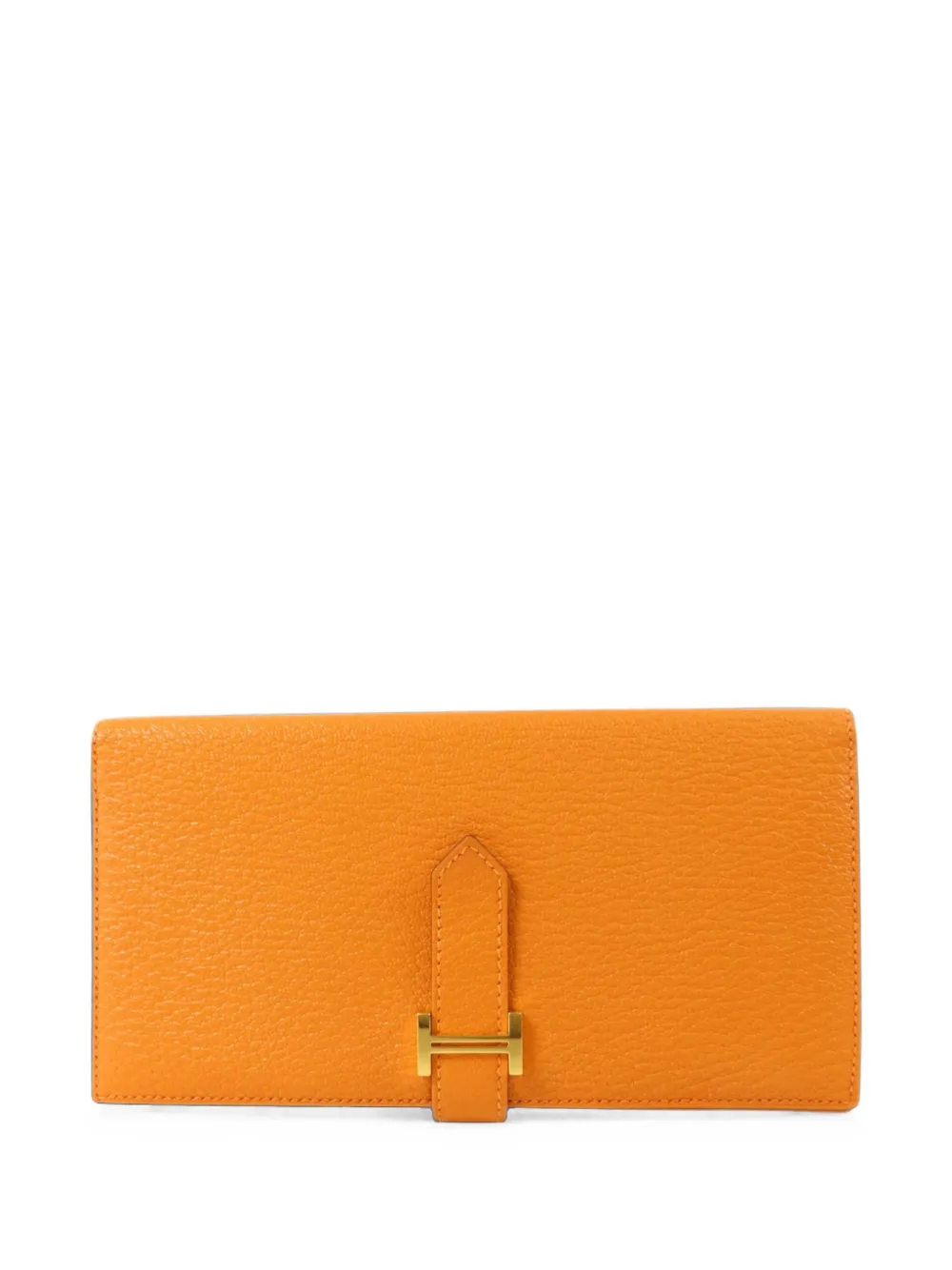 Hermès Pre-Owned 2022's Bearn long wallet - Arancione