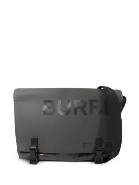 Burberry Pre-Owned logo-print buckle-fastening messenger bag
