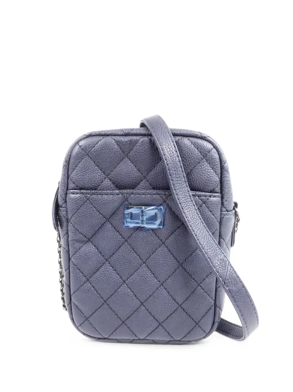 CHANEL Pre-Owned 2.55 quilted bag - Blu