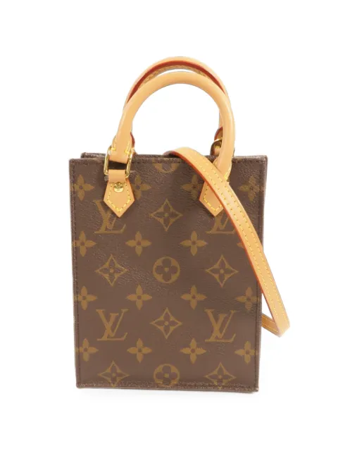 Louis Vuitton Pre-Owned petit Sac Plat Monogram canvas tote bag