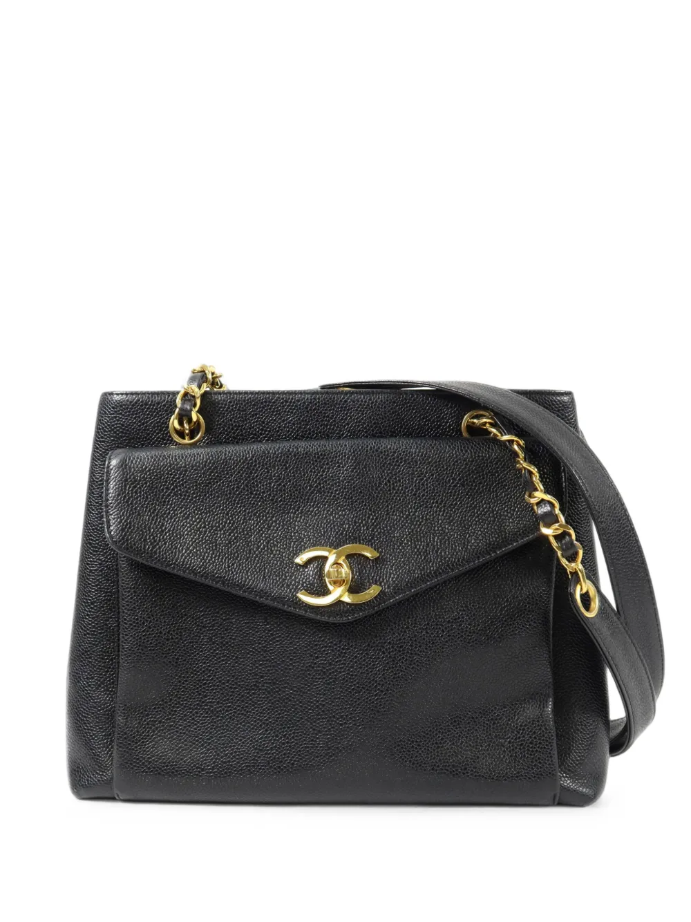 CHANEL Pre-Owned CC turn-lock shoulder bag - Nero