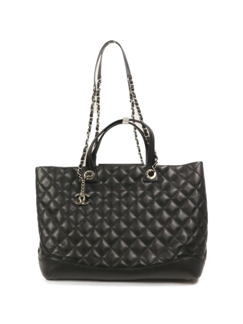CHANEL Pre-Owned Easy Shopping quilted CC tote bag - Nero