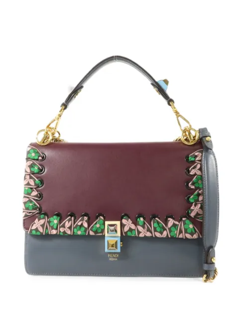 Fendi Pre-Owned Kan I leather shoulder bag