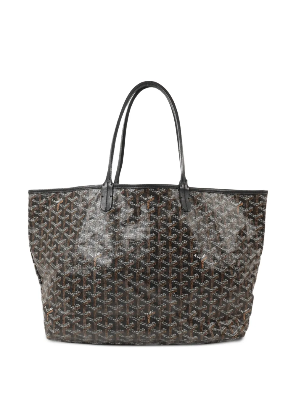 Goyard Pre-Owned sac cabas PM Saint Louis Goyardine - Noir Goyard Pre-Owned sac cabas PM Saint Louis Goyardine - Noir