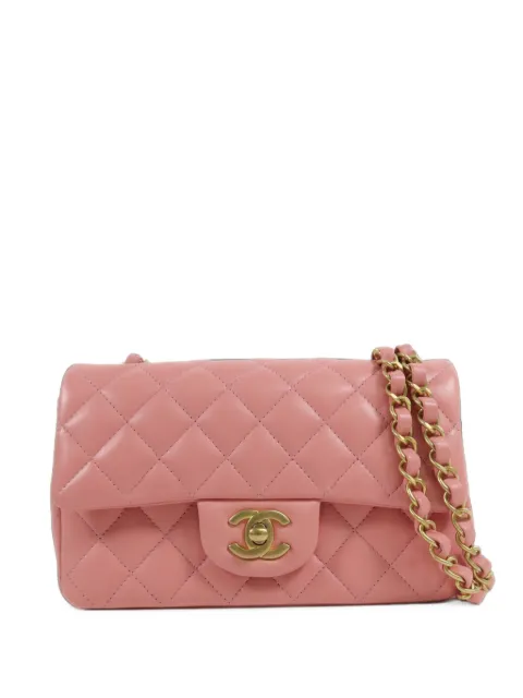 CHANEL Pre-Owned mini quilted CC turn-lock shoulder bag