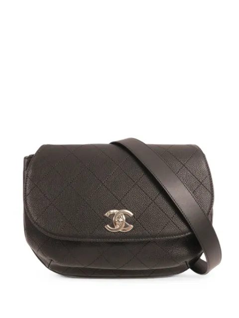 CHANEL Pre-Owned CC quilted turn-lock shoulder bag