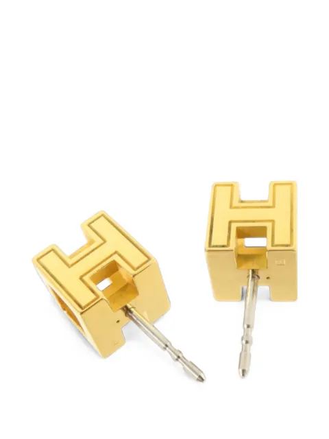 Hermès Pre-Owned H Cube earrings