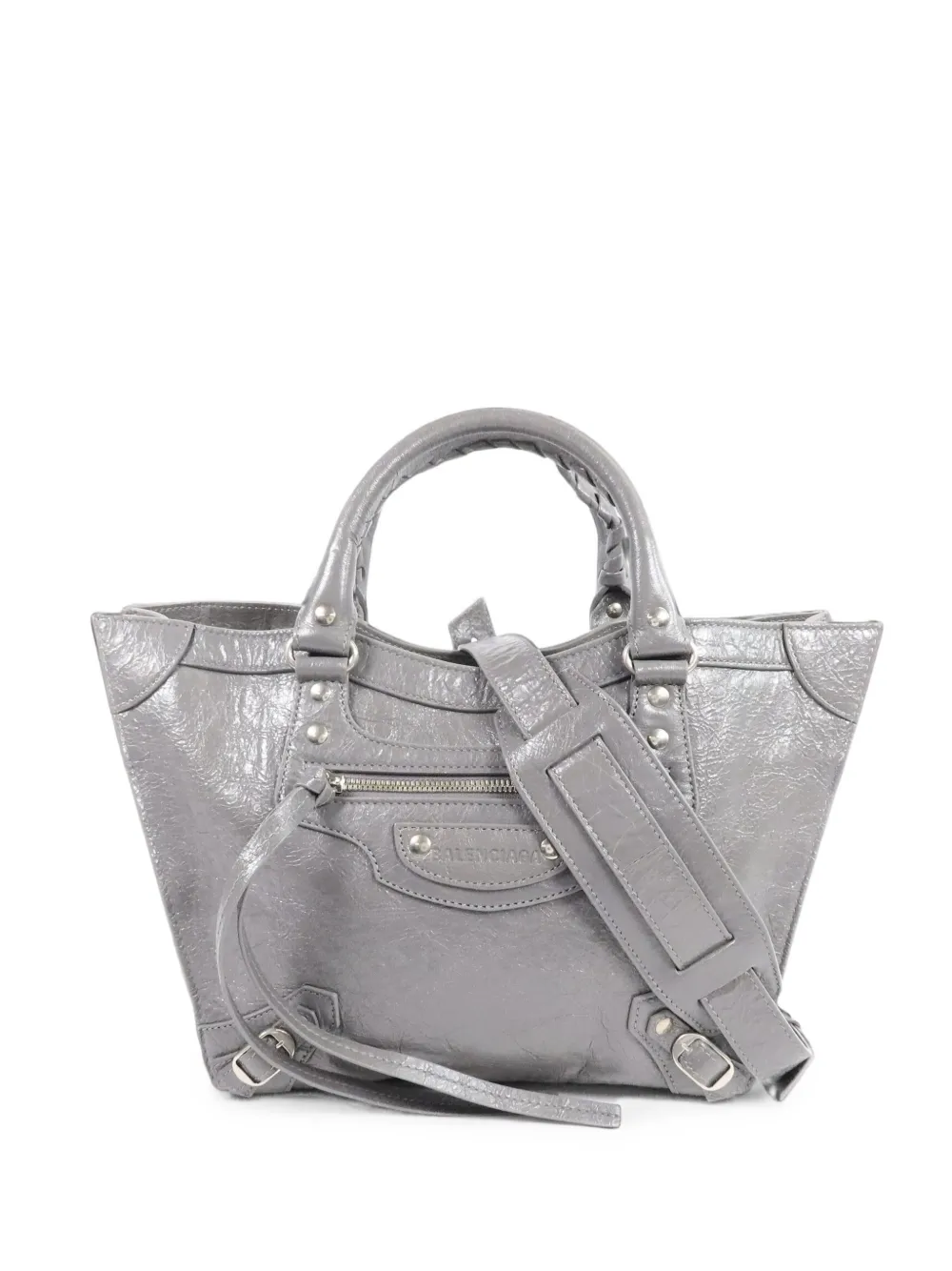Balenciaga Pre-Owned Medium Neo Classic Upside Down tote bag - Grigio