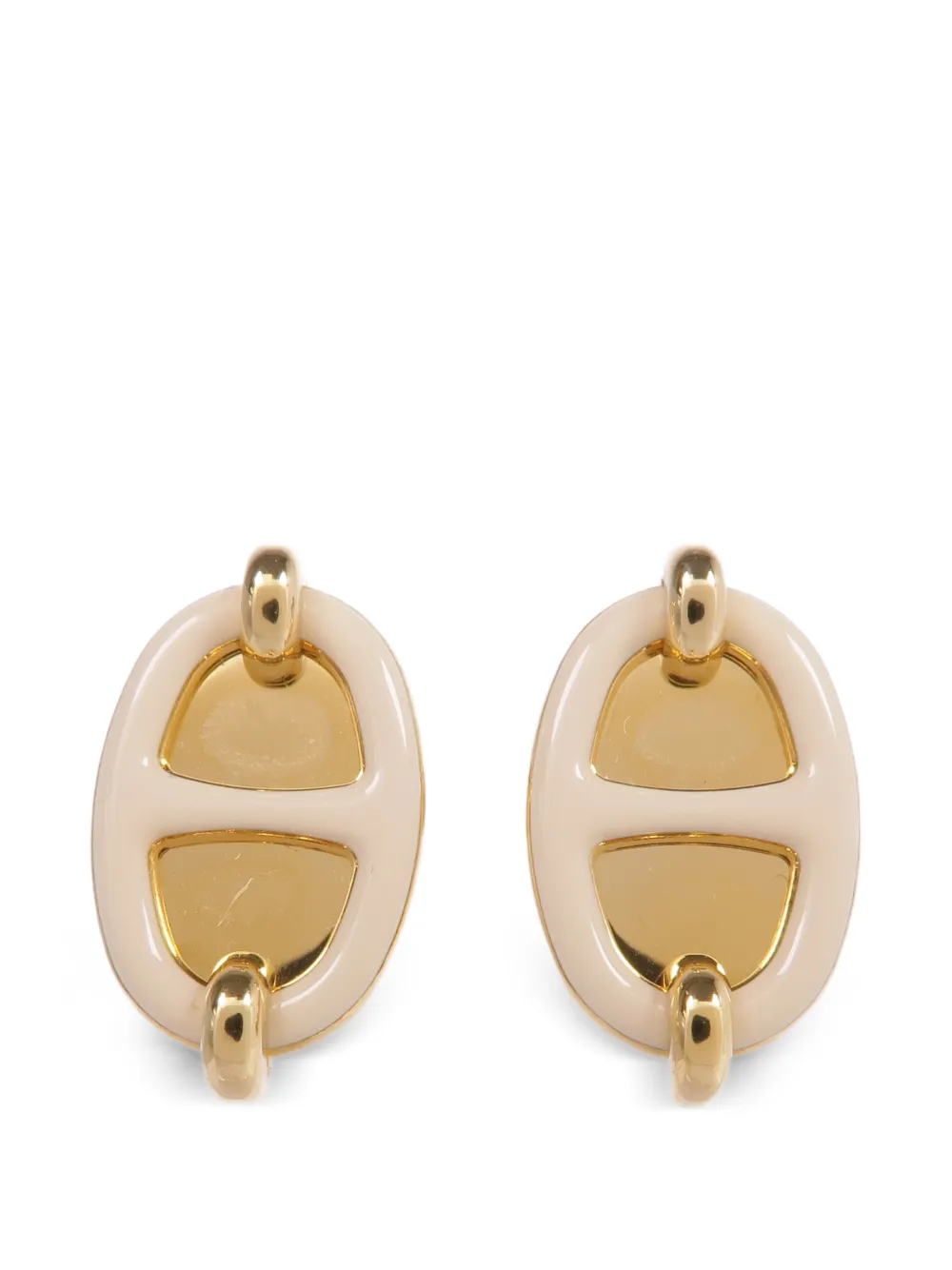 Hermès Pre-Owned Mini Maillon earrings - Oro