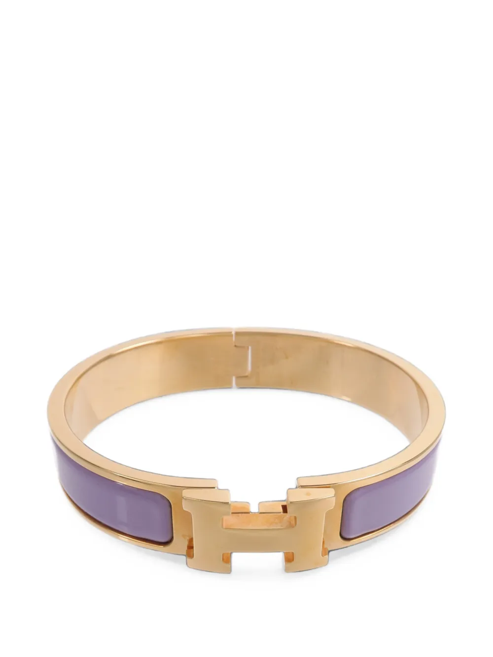 Hermès Pre-Owned Clic H enamel bracelet - Oro
