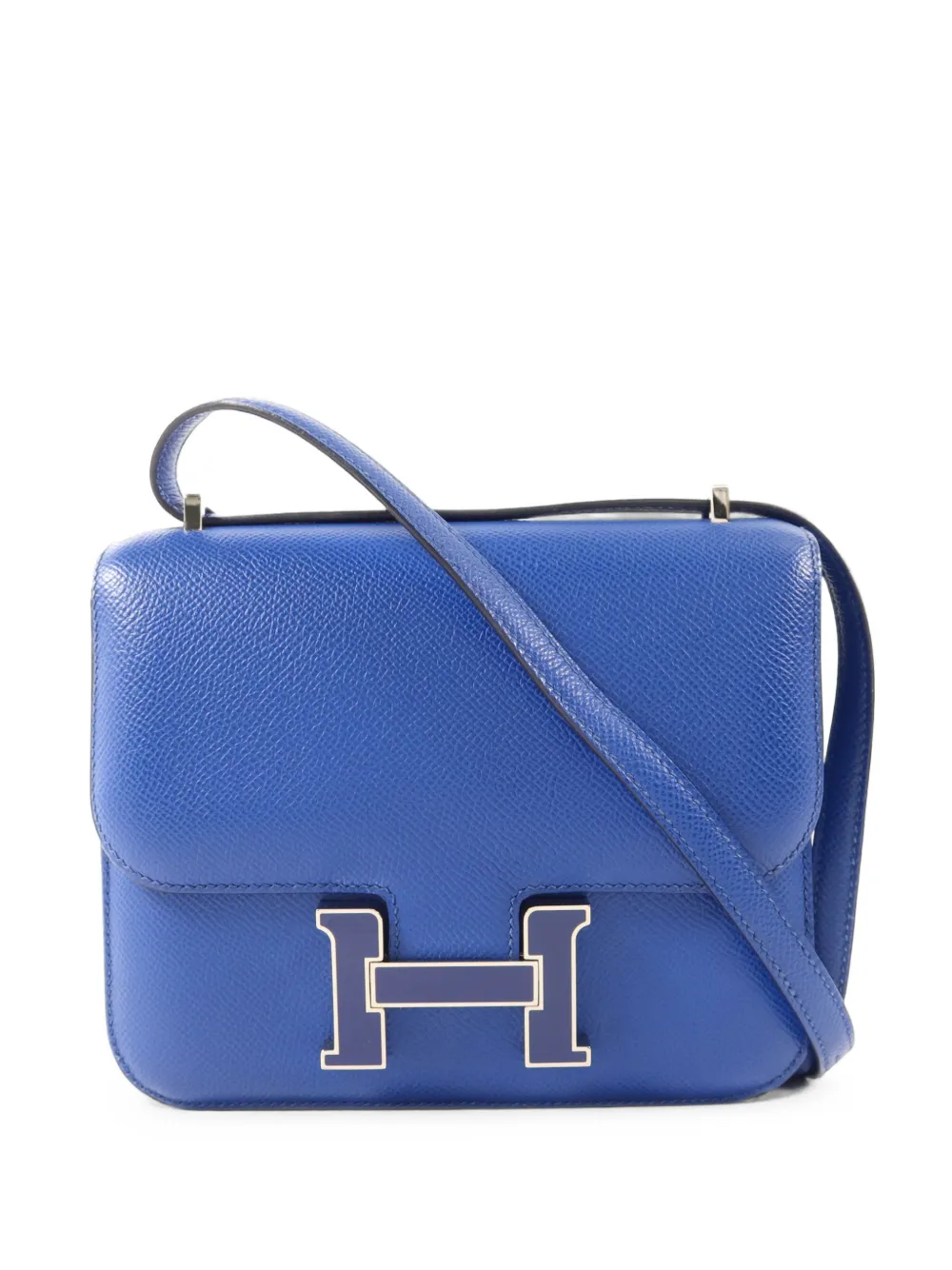 Hermès Pre-Owned Mini Constance 18 Schultertasche - Blau