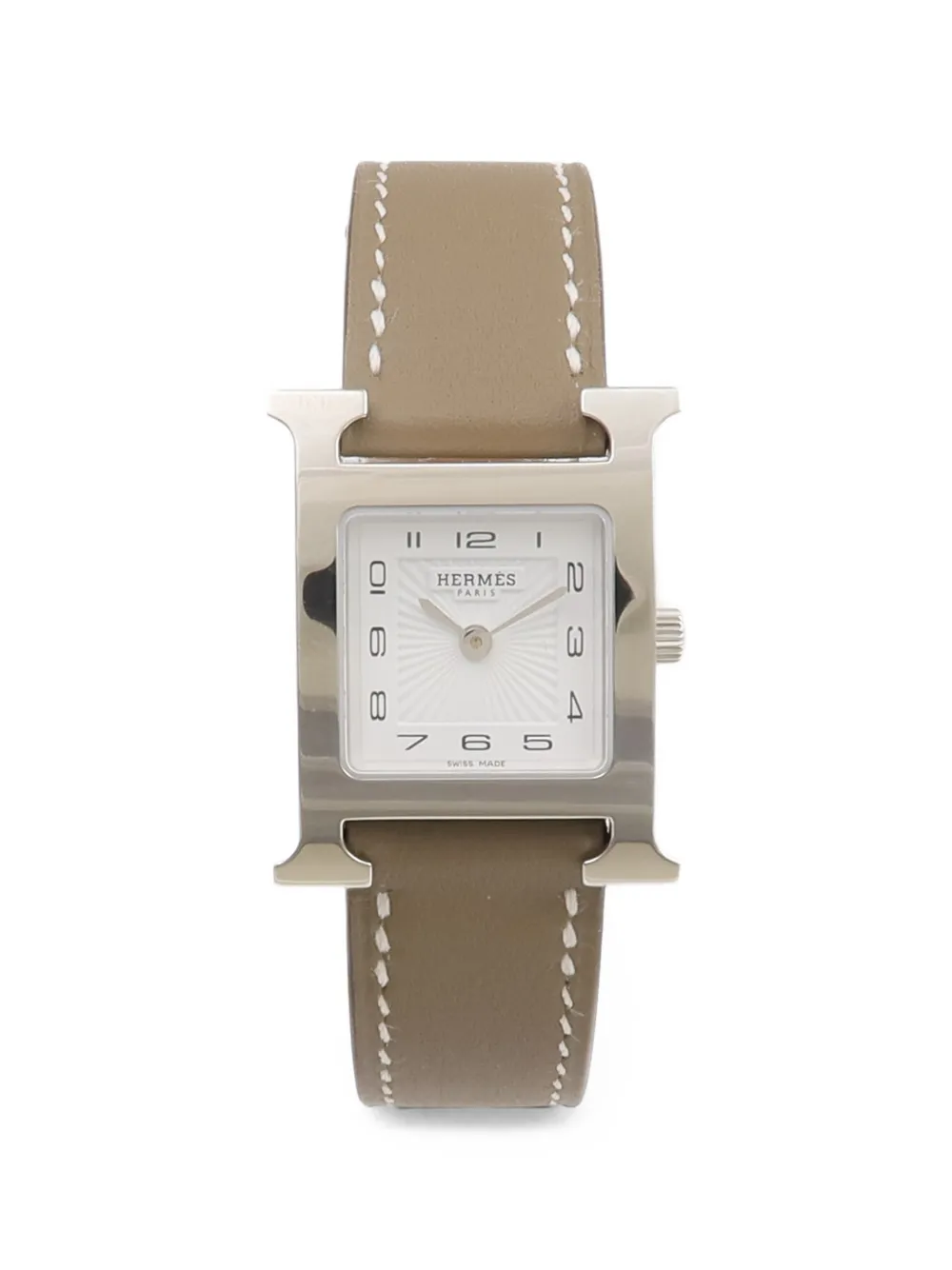 Hermès Pre-Owned Heure H 21mm watch - Bianco