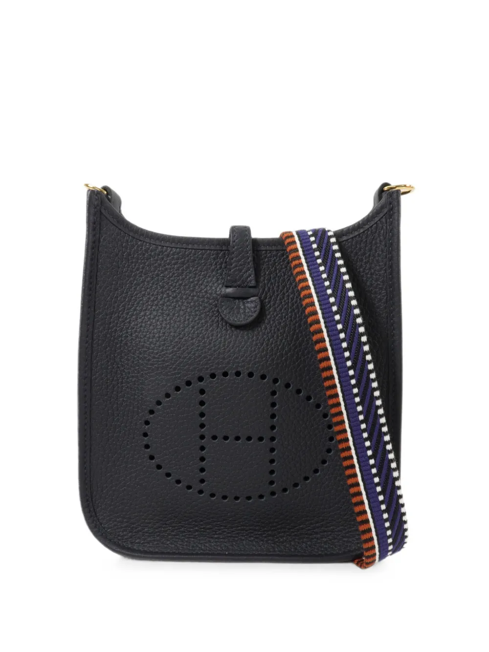 Hermès Pre-Owned Clemence Evelyne TPM shoulder bag - Blu