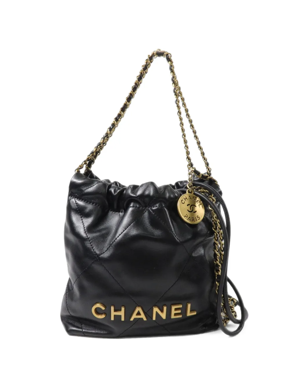 CHANEL Pre-Owned 22 chain shoulder bag - Nero