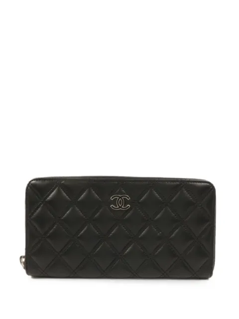 CHANEL Pre-Owned CC-logo quilted leather wallet