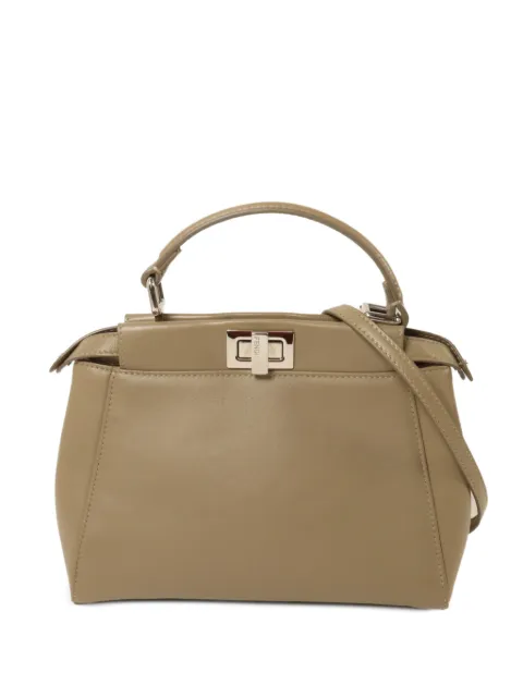 Fendi Pre-Owned Peekaboo leather shoulder bag