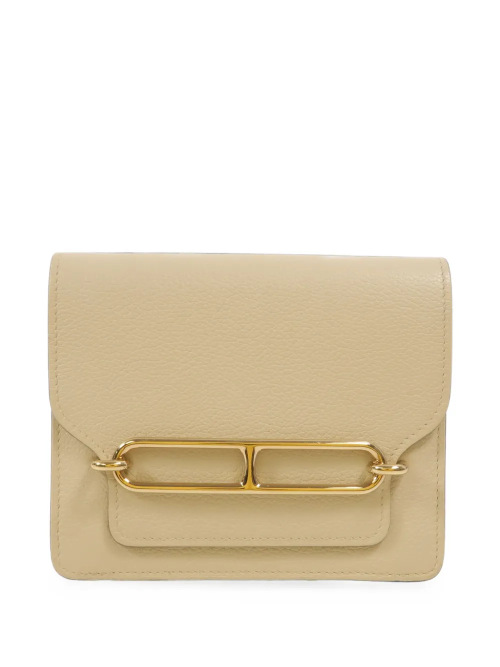 Hermès Pre-Owned 2022 Roulis Slim clutch bag - Toni neutri
