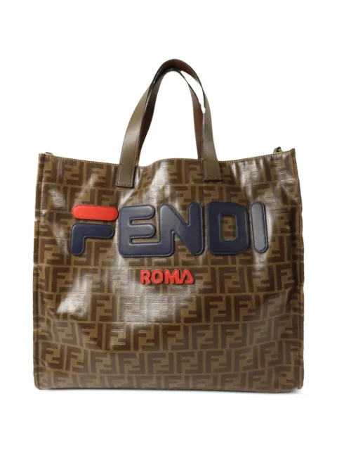 Fendi Pre-Owned x Fila Mania Shopping tote bag