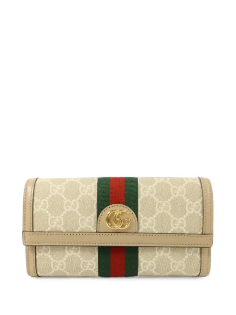 Gucci Pre-Owned Ophidia GG Supreme long wallet