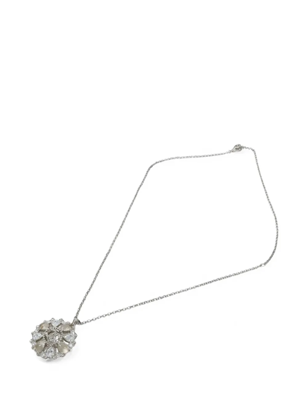CHANEL Pre-Owned CC pendant necklace - Argento