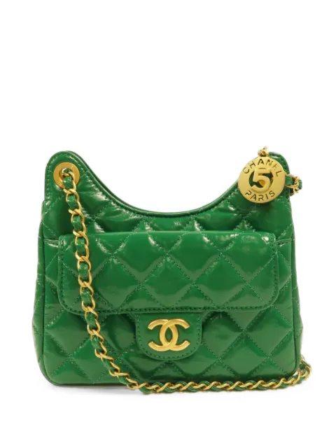 CHANEL Pre-Owned small Wavy matelassé CC cross body bag