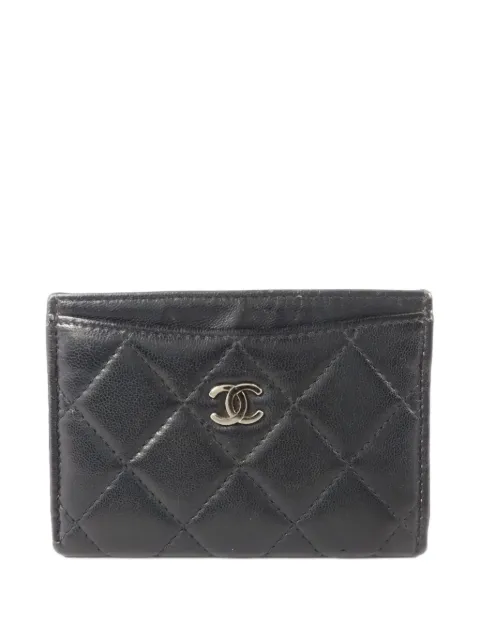 CHANEL Pre-Owned CC Classic diamond-quilted card holder