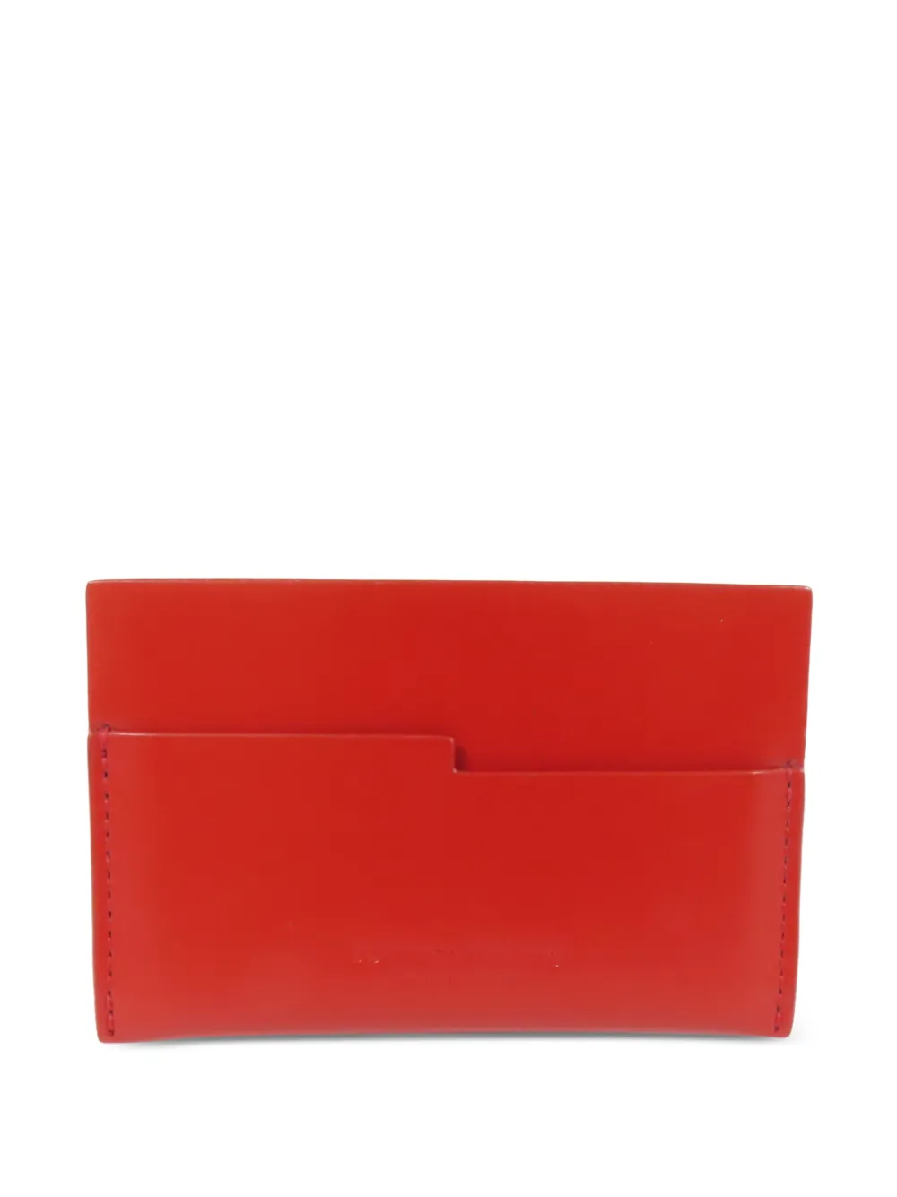 Bottega Veneta Pre-Owned Kartenetui aus Leder mit Logo-Prägung - Rot
