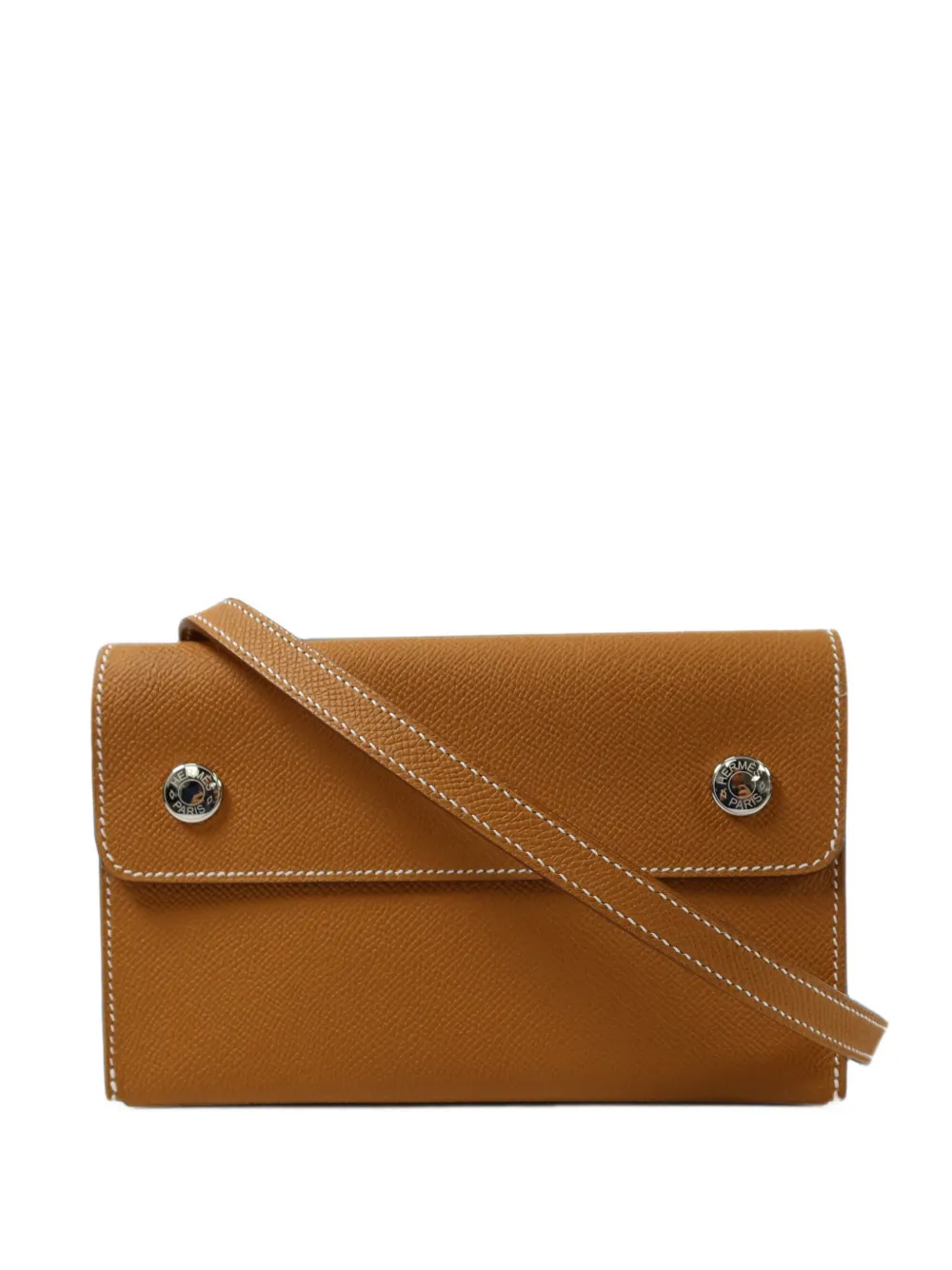 Hermès Pre-Owned sacoche Hermèsnap (2024) - Marron Hermès Pre-Owned sacoche Hermèsnap (2024) - Marron
