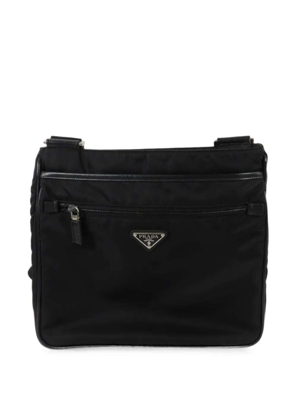 Prada Pre-Owned Tessuto Saffiano cross body bag - Nero